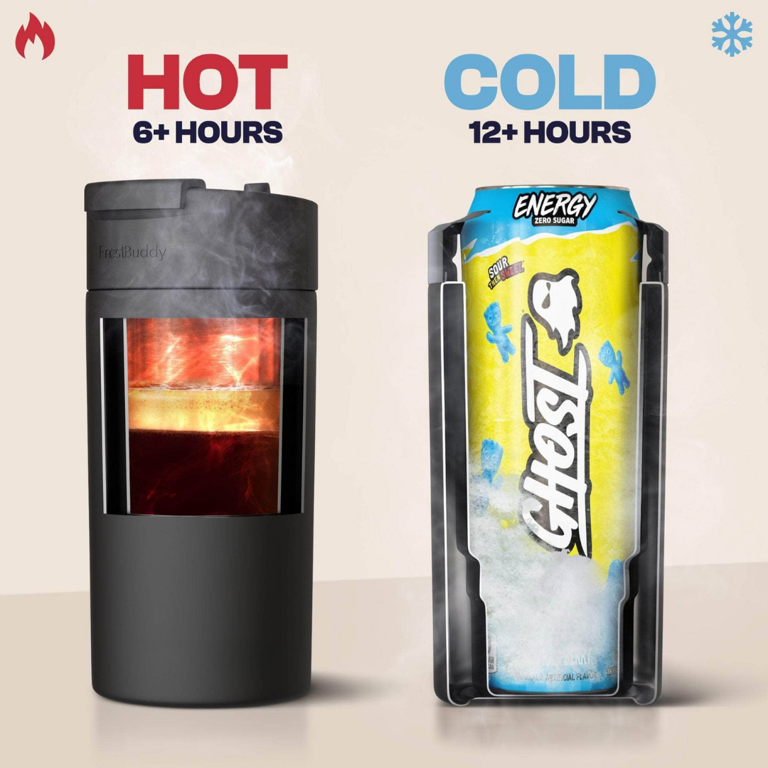 Universal Can Cooler - Fits All Sizes - Insulated Stainless Steel