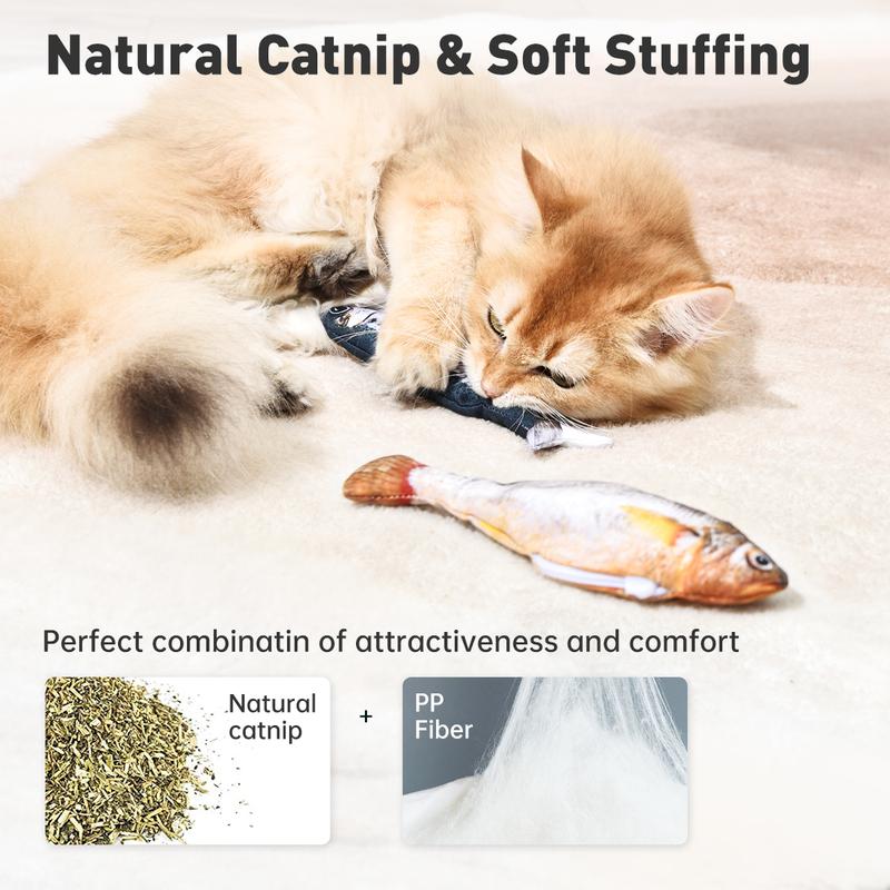 Flopping Fish Cat Toys